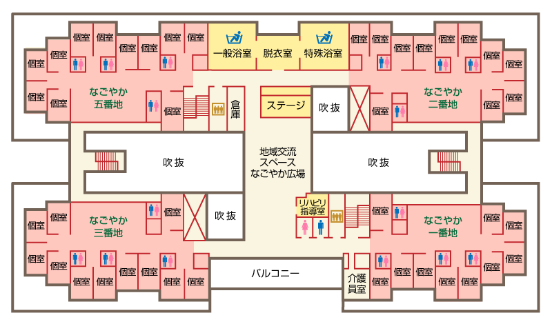 野菊の里 3F フロアマップ